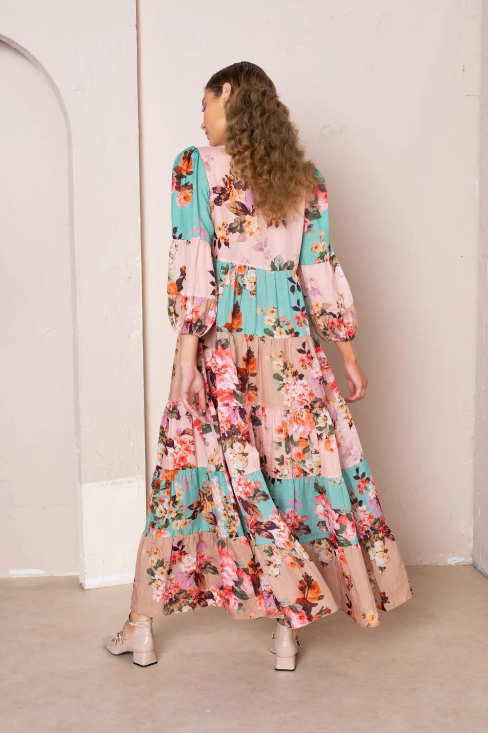 Adele Maxi Kimono Dress | Multi