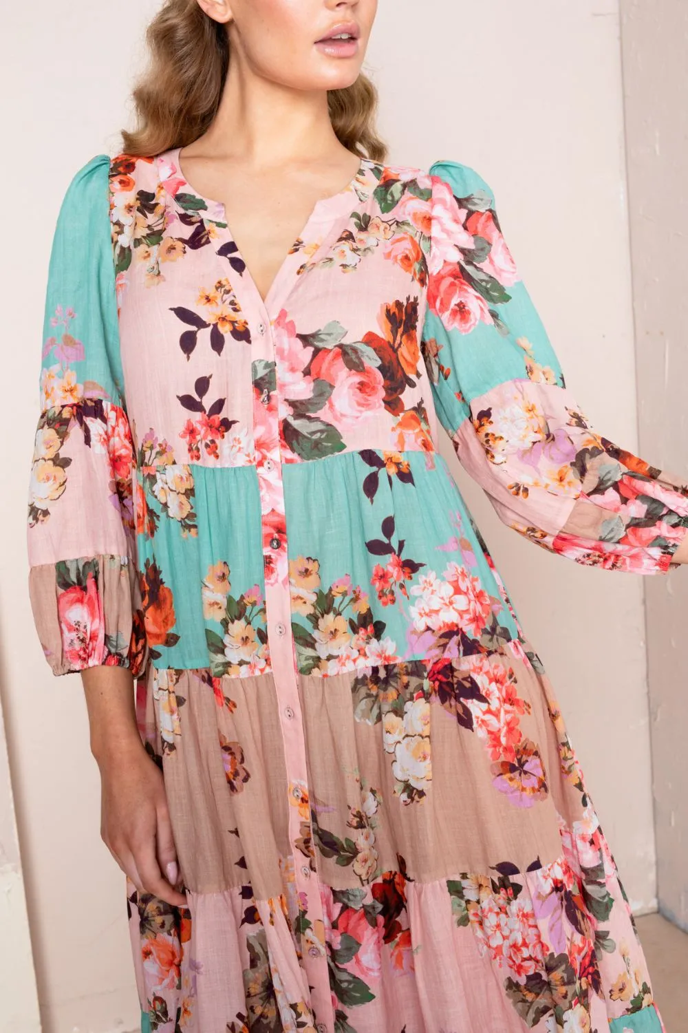 Adele Maxi Kimono Dress | Multi