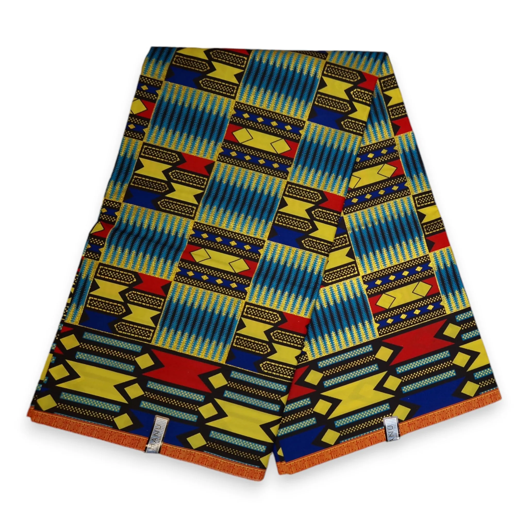 African print fabric - Crown - Polycotton