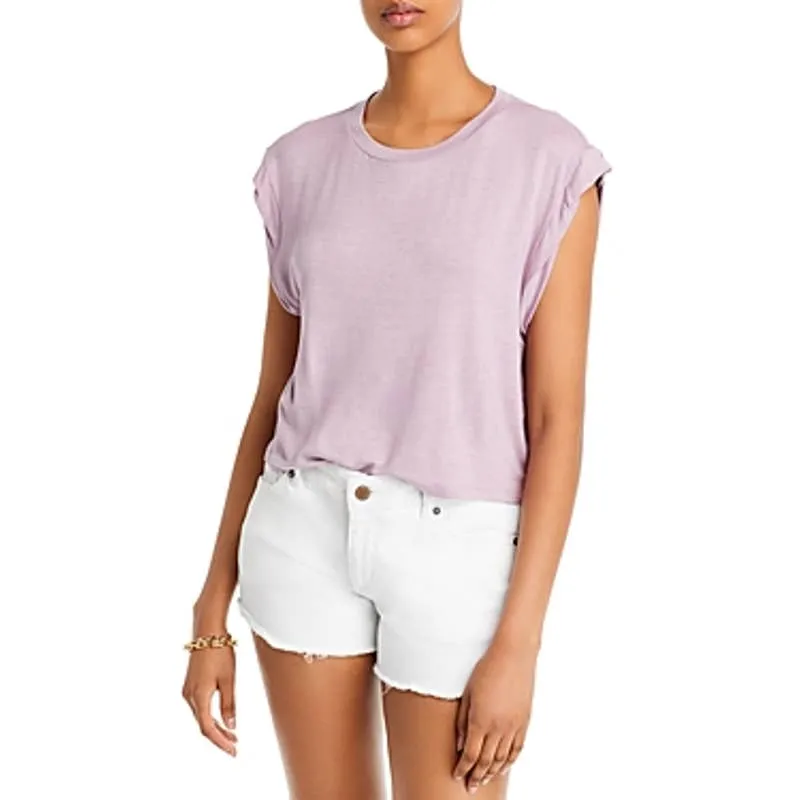 AQUA Ladies Purple Cropped Muscle Tank Top, NWT!