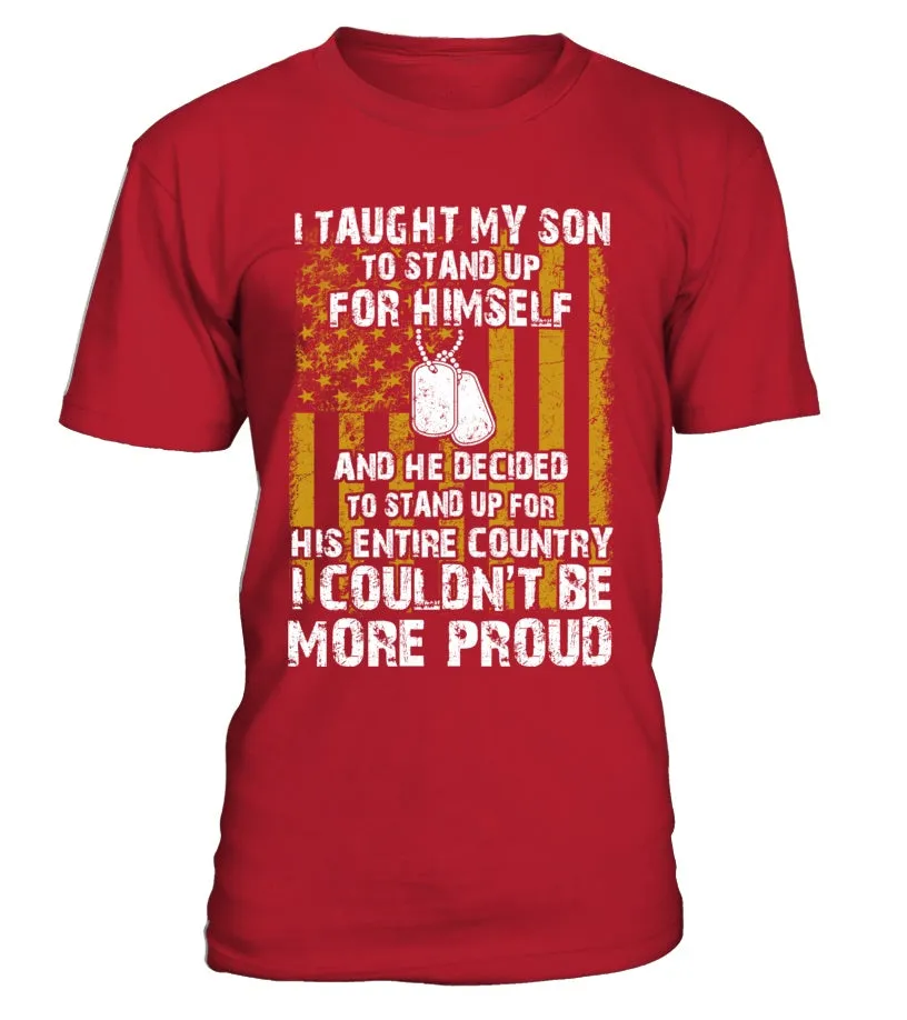 Army Mom Couldn't Be More Proud Front T-shirts