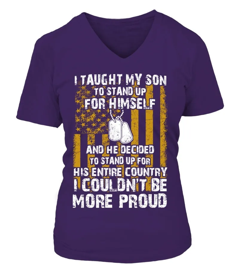 Army Mom Couldn't Be More Proud Front T-shirts