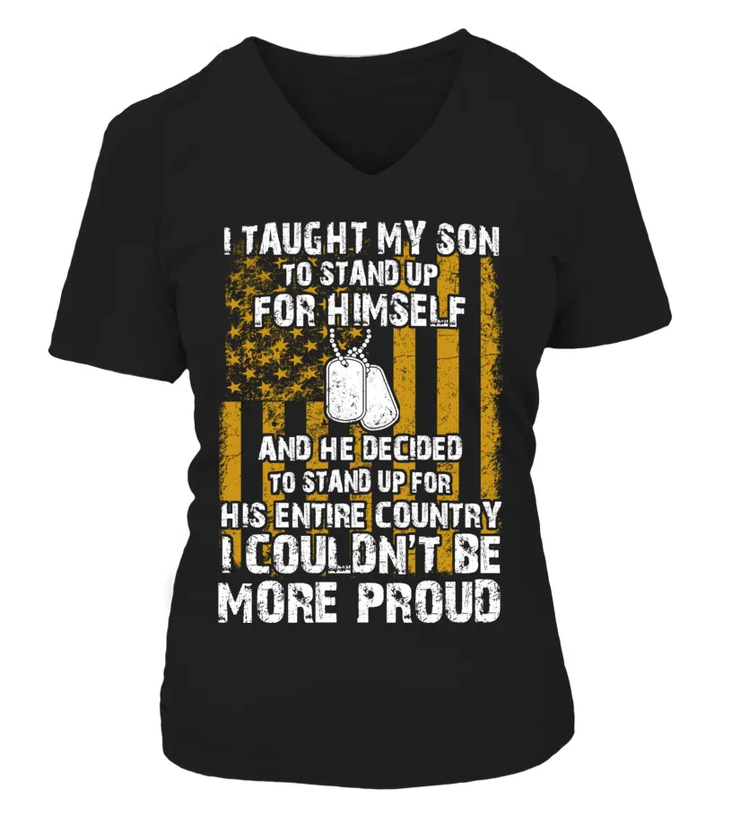 Army Mom Couldn't Be More Proud Front T-shirts