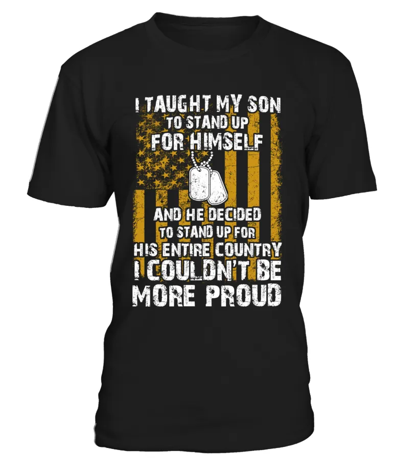 Army Mom Couldn't Be More Proud Front T-shirts