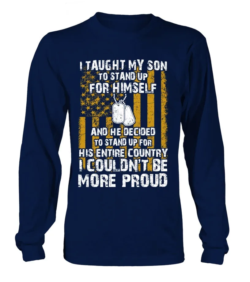 Army Mom Couldn't Be More Proud Front T-shirts