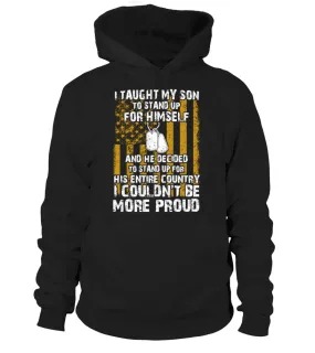 Army Mom Couldn't Be More Proud Front T-shirts