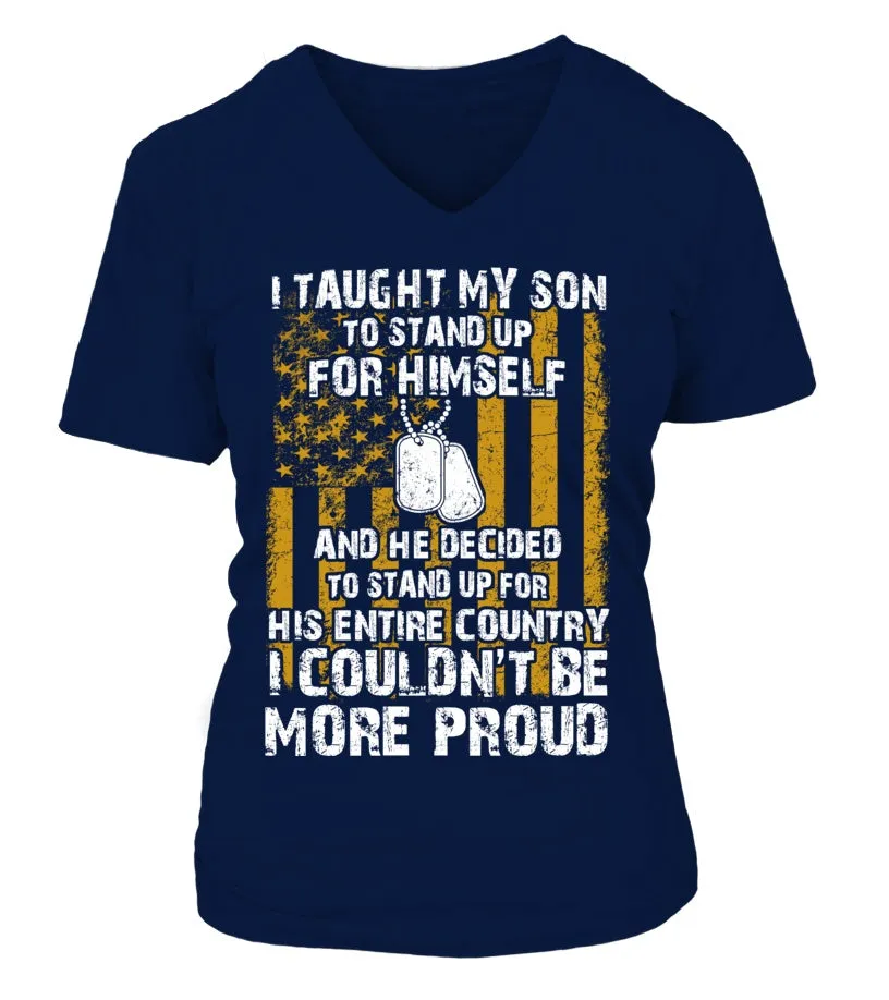 Army Mom Couldn't Be More Proud Front T-shirts