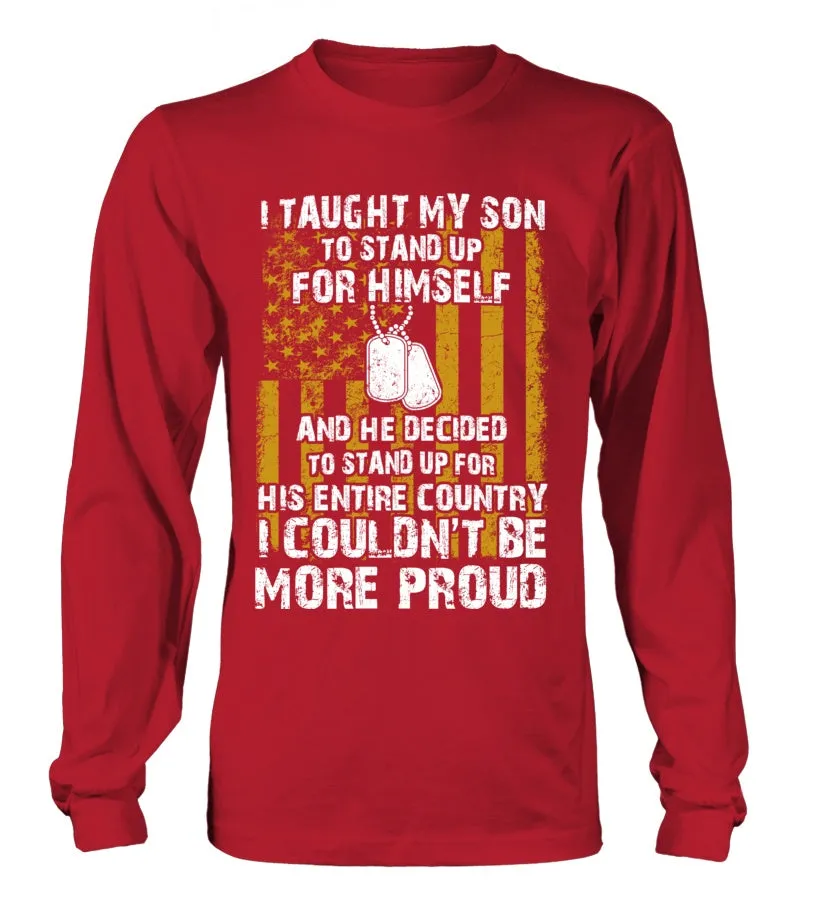 Army Mom Couldn't Be More Proud Front T-shirts
