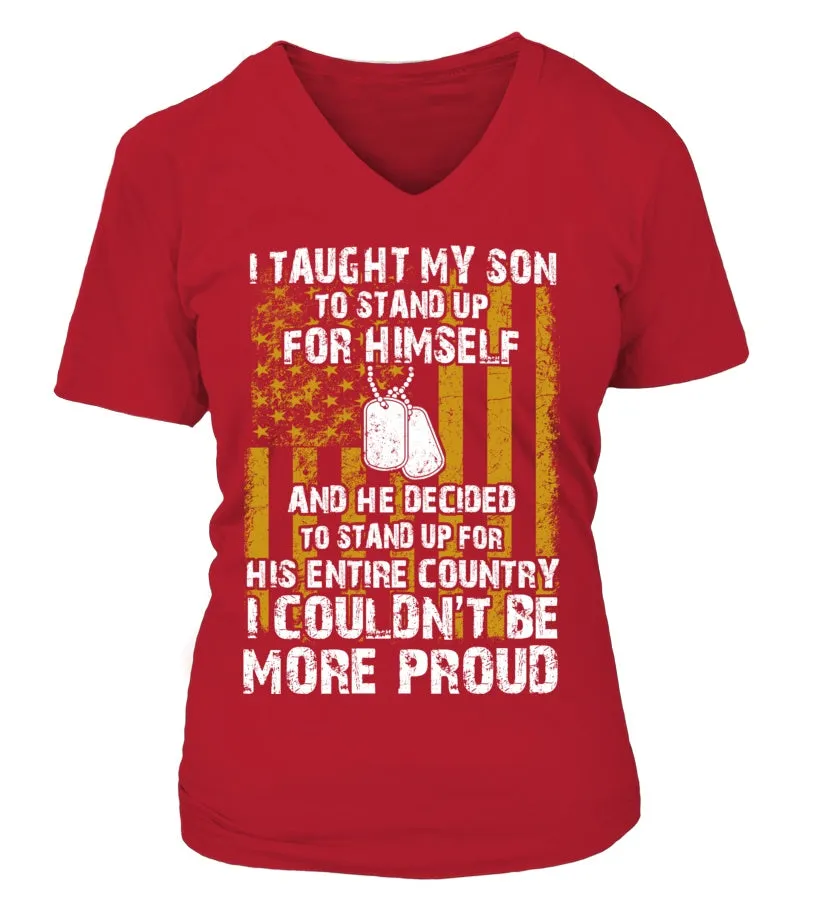 Army Mom Couldn't Be More Proud Front T-shirts