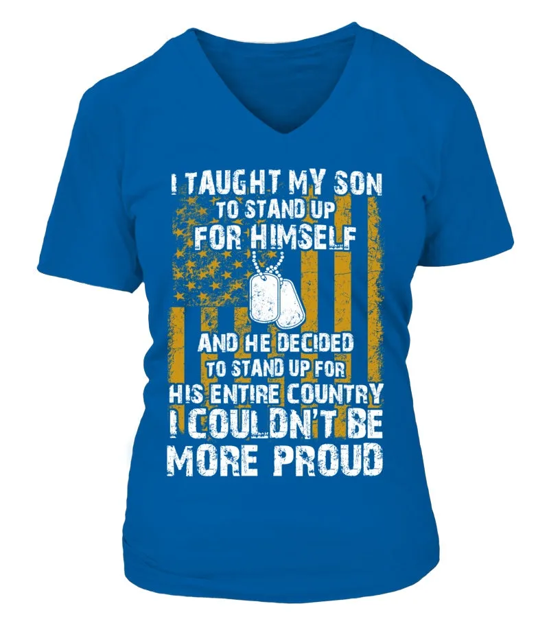 Army Mom Couldn't Be More Proud Front T-shirts