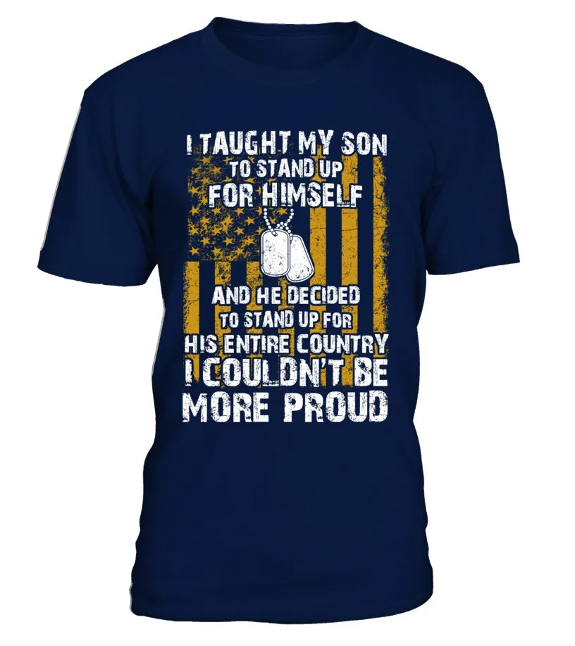 Army Mom Couldn't Be More Proud Front T-shirts