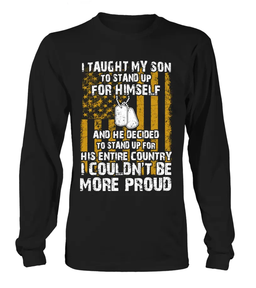 Army Mom Couldn't Be More Proud Front T-shirts