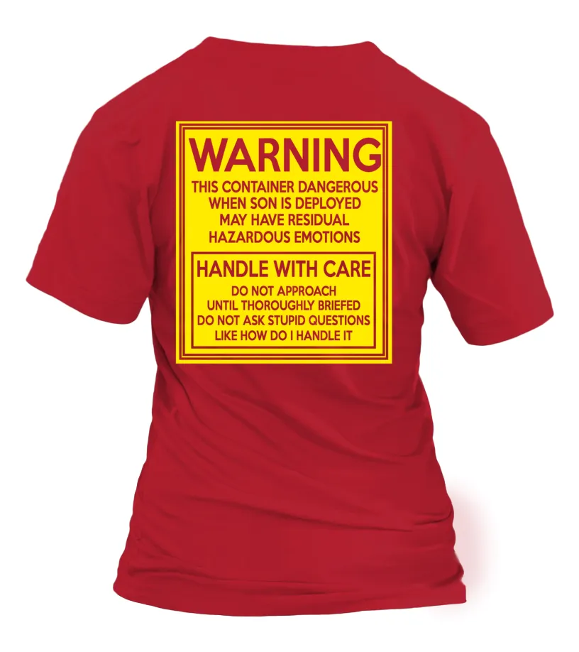 Army Mom Handle With Care T-shirts