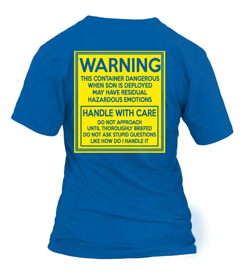 Army Mom Handle With Care T-shirts