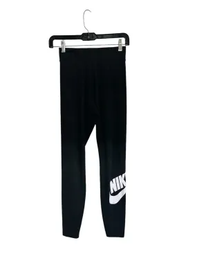 Athletic Leggings By Nike In Black, Size: S