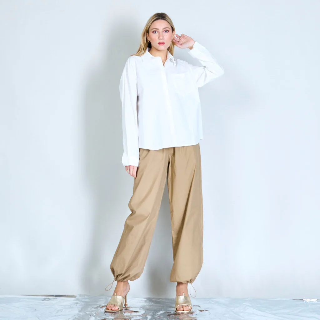 Basic shirt in solid colour wholesale