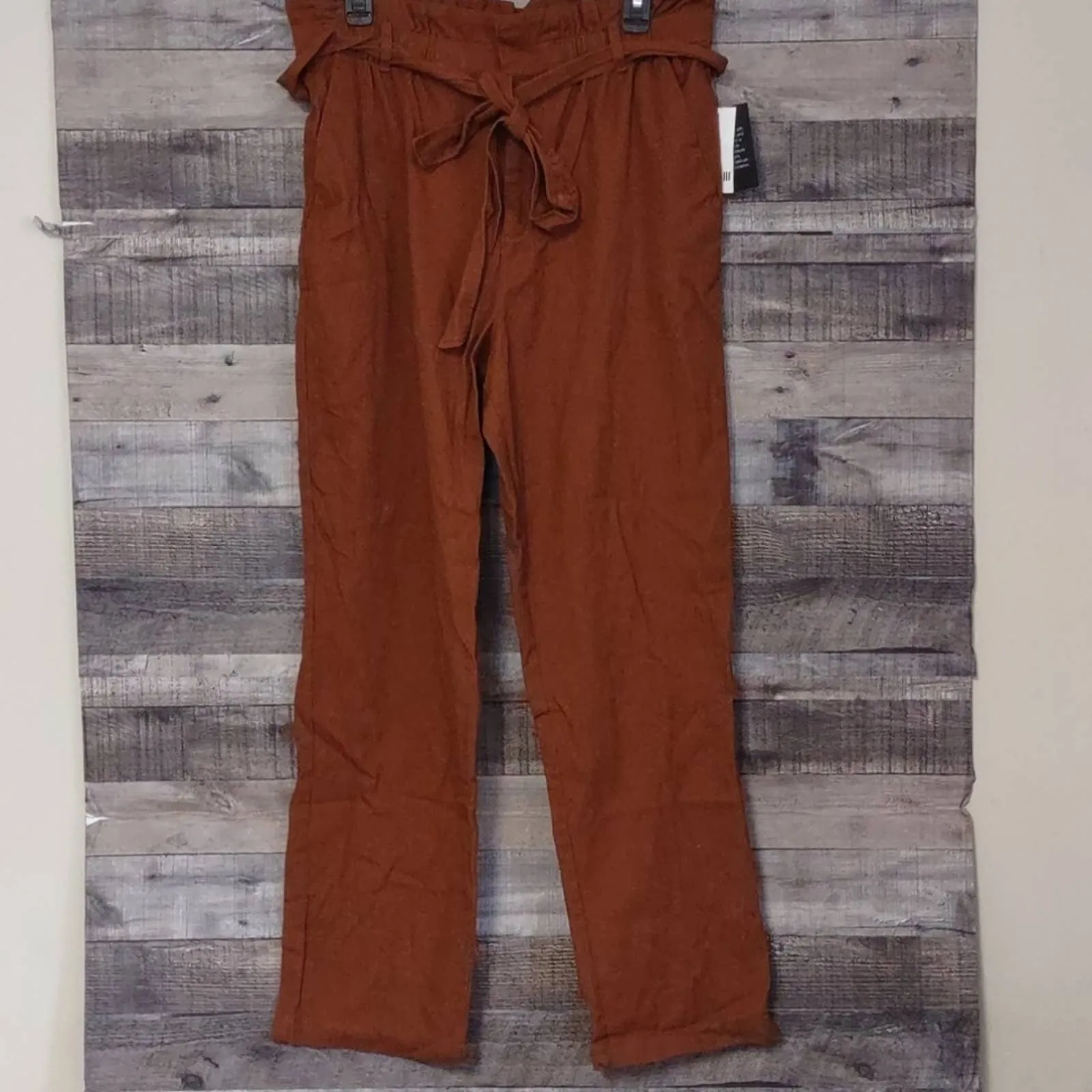 Becca Tilley x Bar III Paperbag Waist Cotton Pants