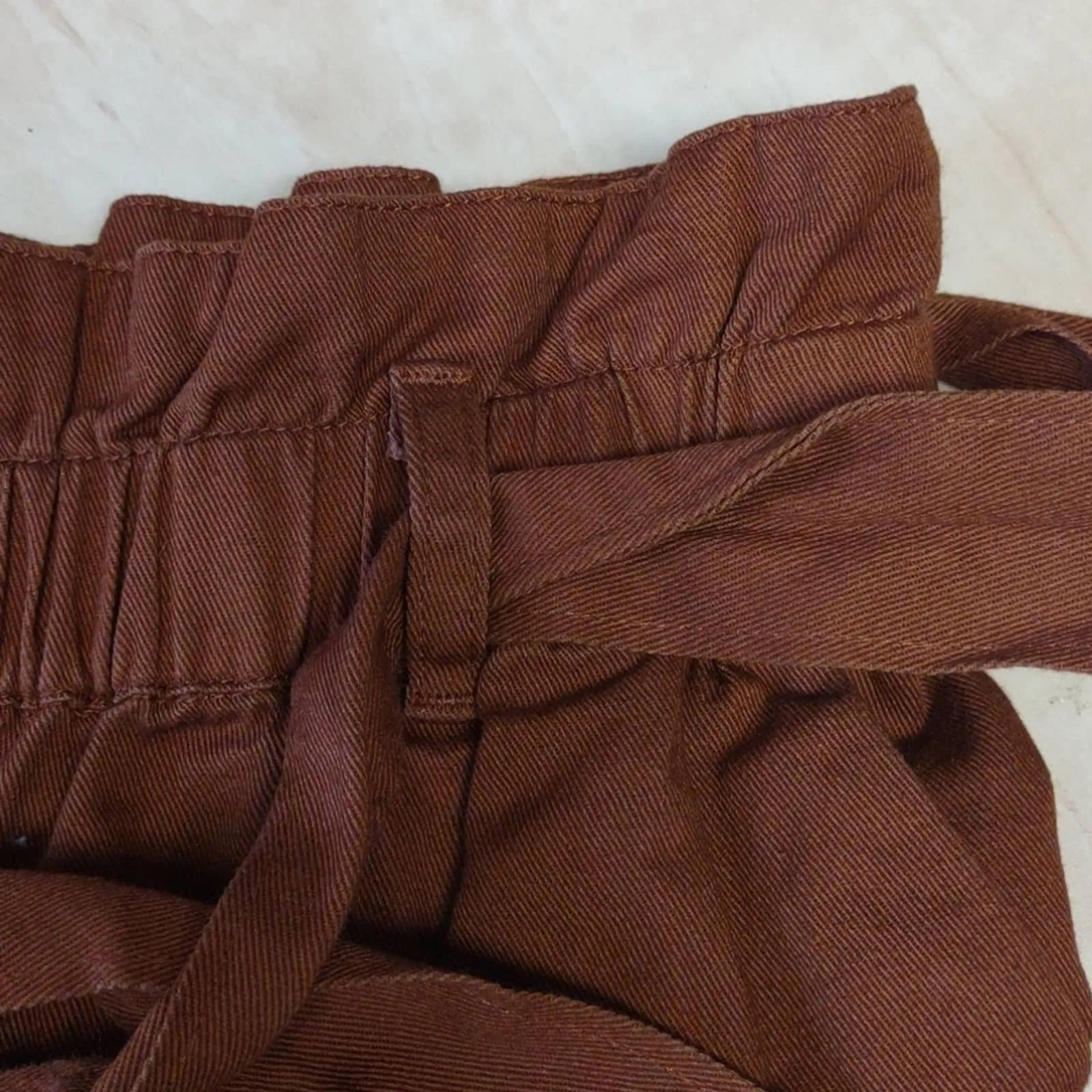 Becca Tilley x Bar III Paperbag Waist Cotton Pants