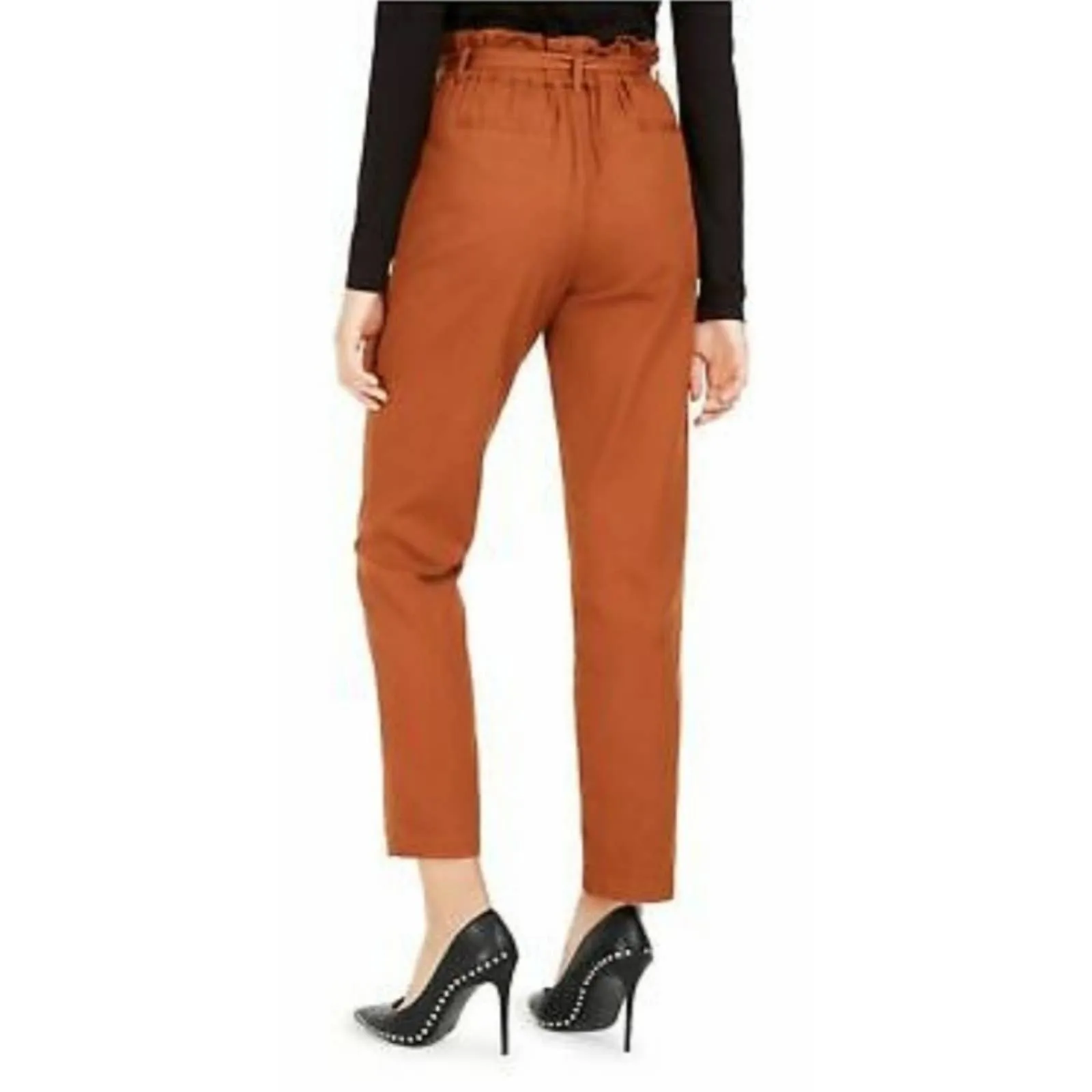 Becca Tilley x Bar III Paperbag Waist Cotton Pants