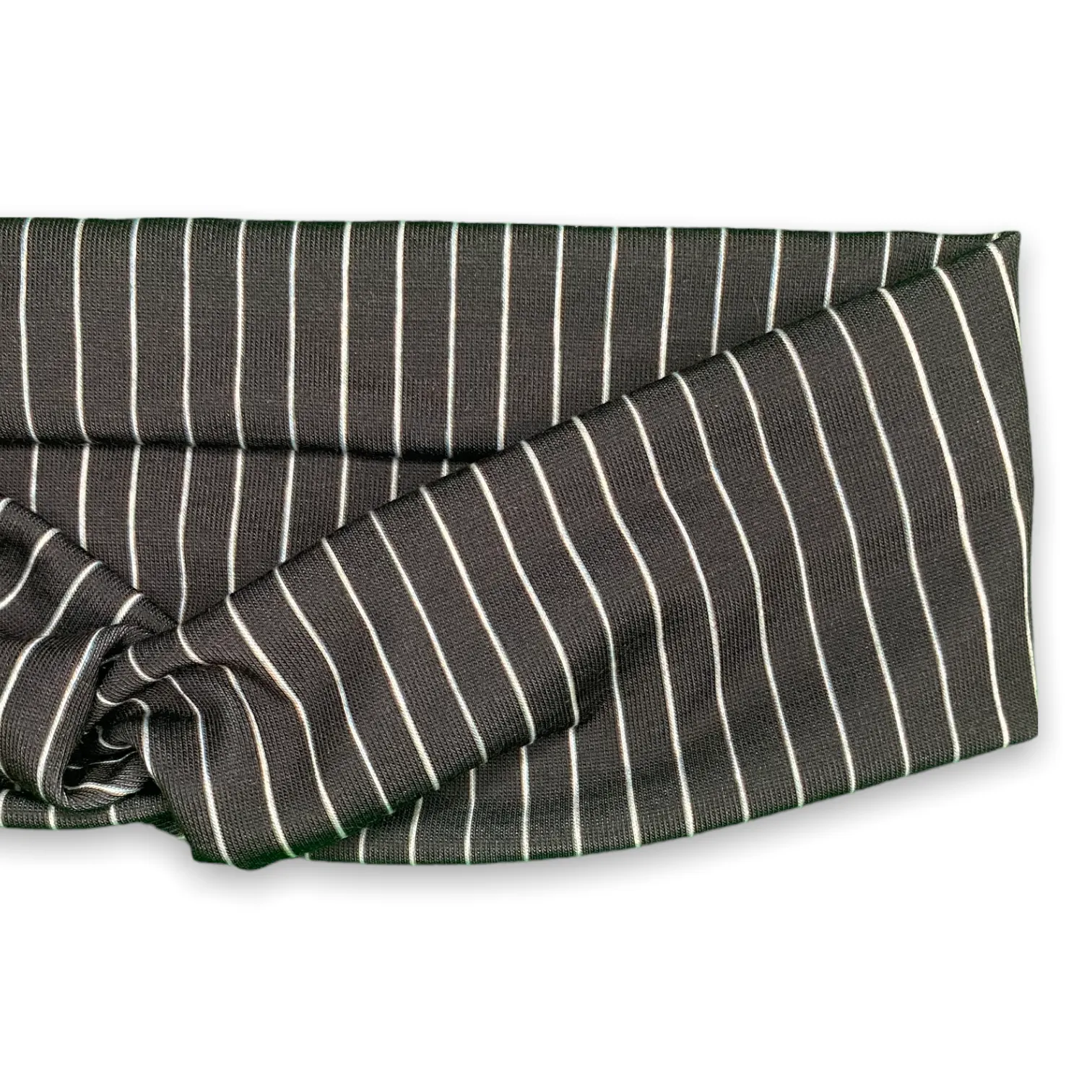 Black and White Pin Stripe Knotties Headband