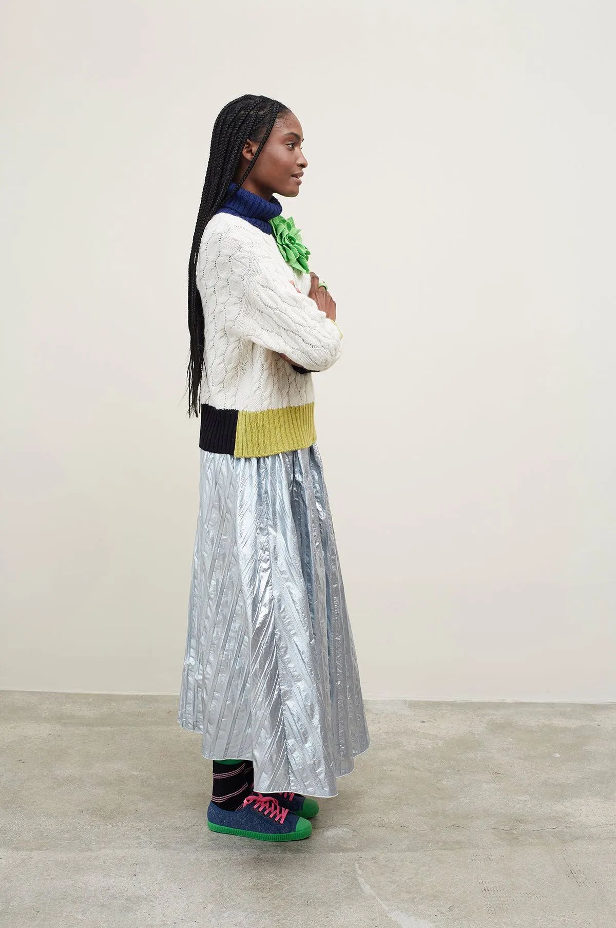 Bliss Skirt Silver