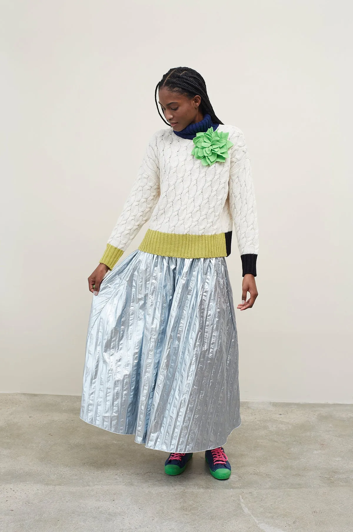 Bliss Skirt Silver
