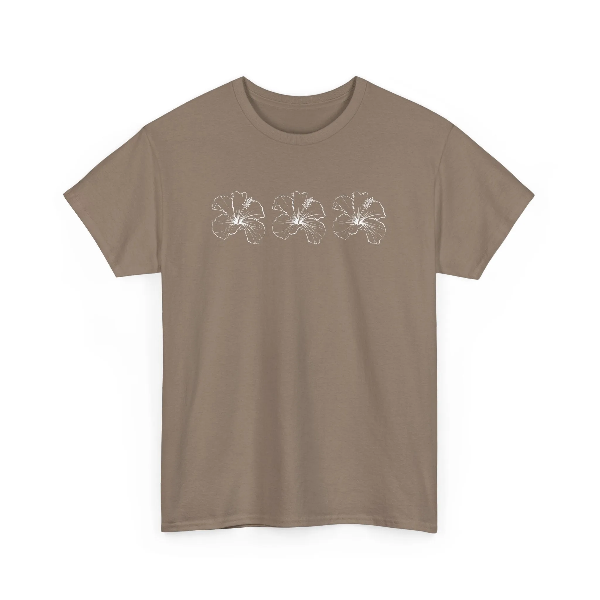 Boho Bloom Unisex Cotton Tee – Beachy Vibe in 16 Color