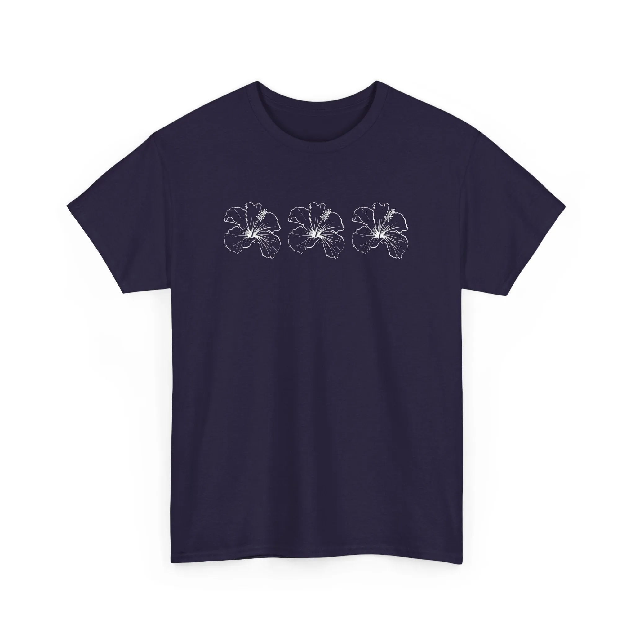 Boho Bloom Unisex Cotton Tee – Beachy Vibe in 16 Color