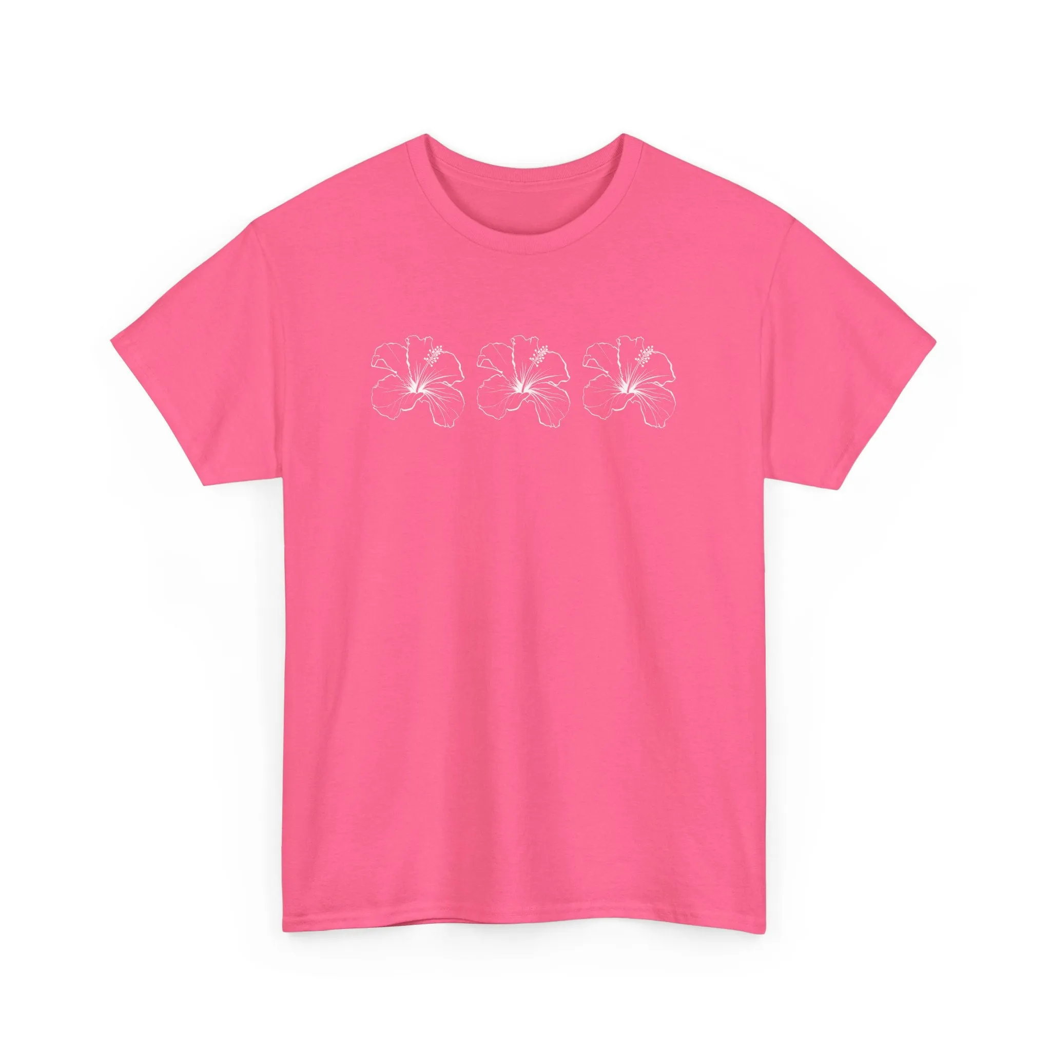 Boho Bloom Unisex Cotton Tee – Beachy Vibe in 16 Color