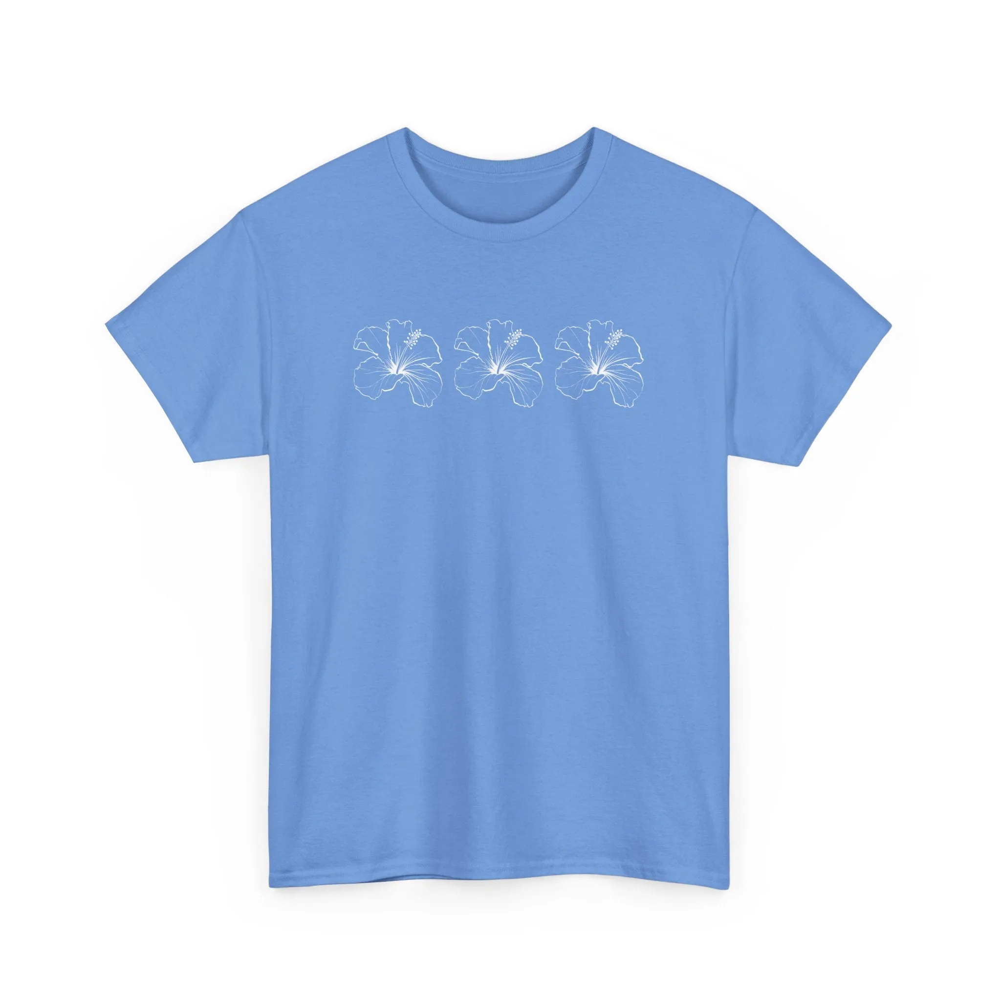 Boho Bloom Unisex Cotton Tee – Beachy Vibe in 16 Color