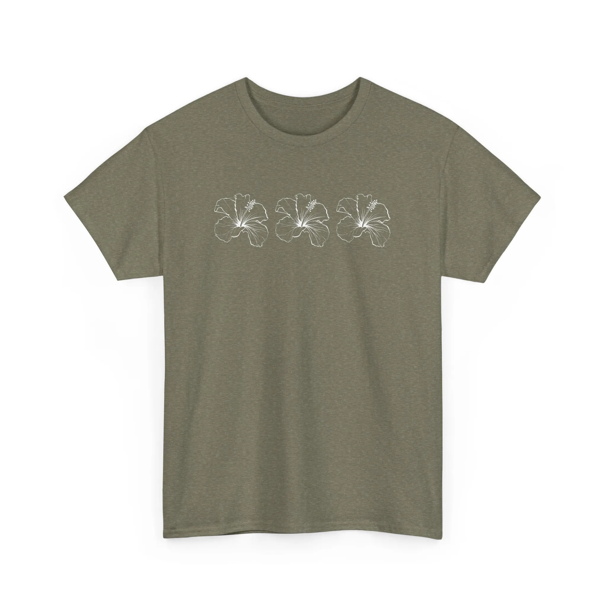 Boho Bloom Unisex Cotton Tee – Beachy Vibe in 16 Color