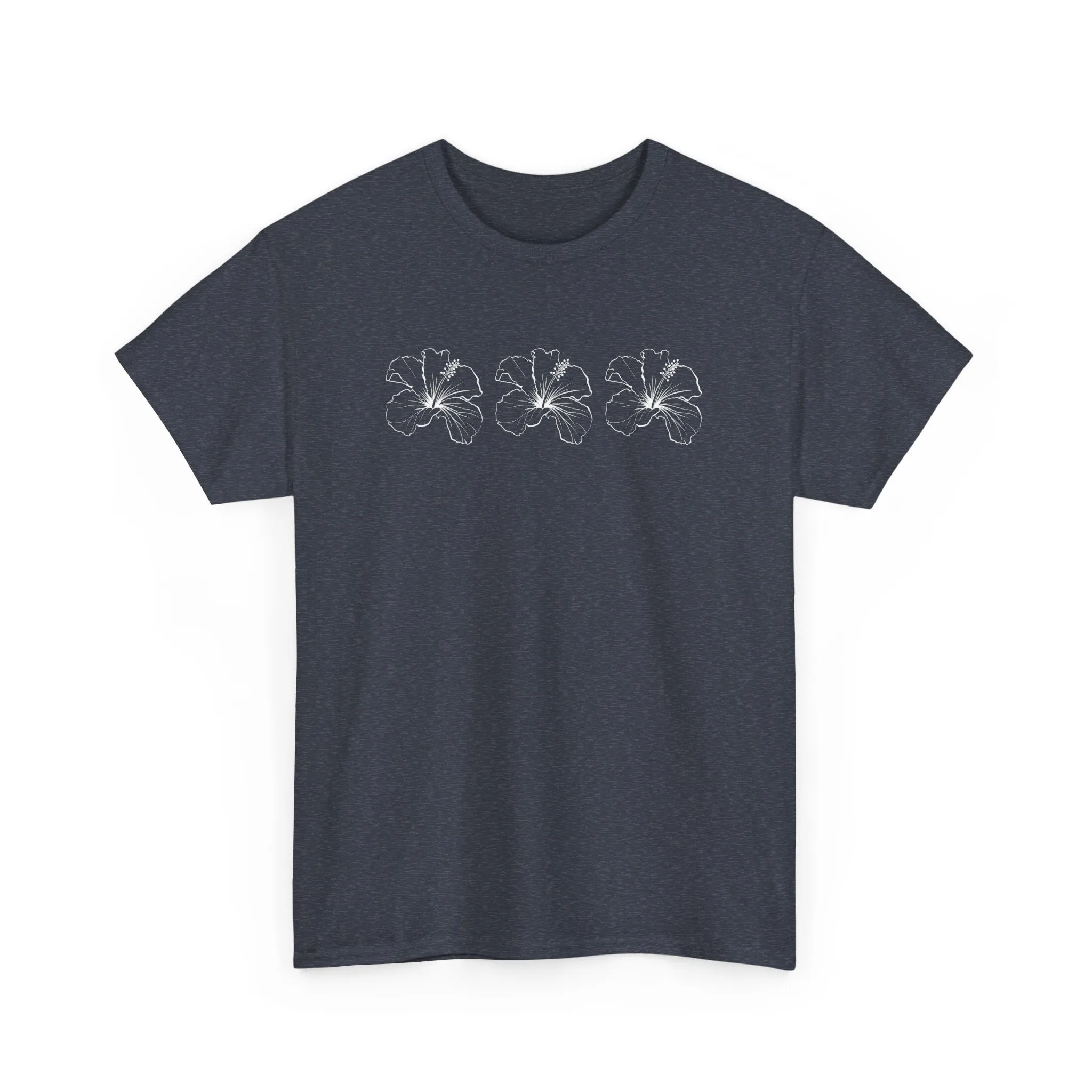 Boho Bloom Unisex Cotton Tee – Beachy Vibe in 16 Color