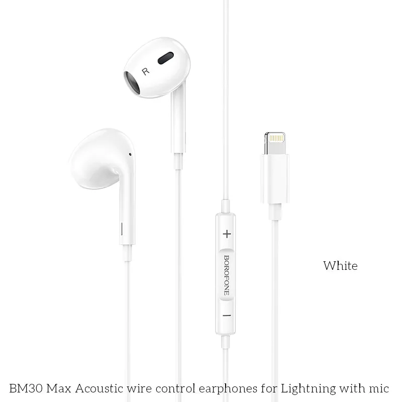 Borofone 3.5mm Earphone With Mic BM30 Max