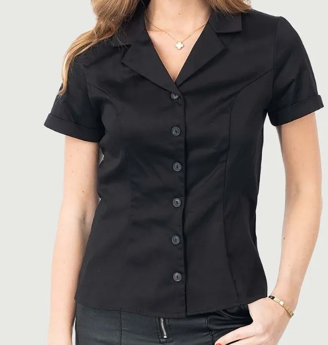 Button-down Top (black)