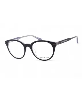Calvin Klein Jeans Minimalist Purple Eyeglasses with Clear Demo Lens