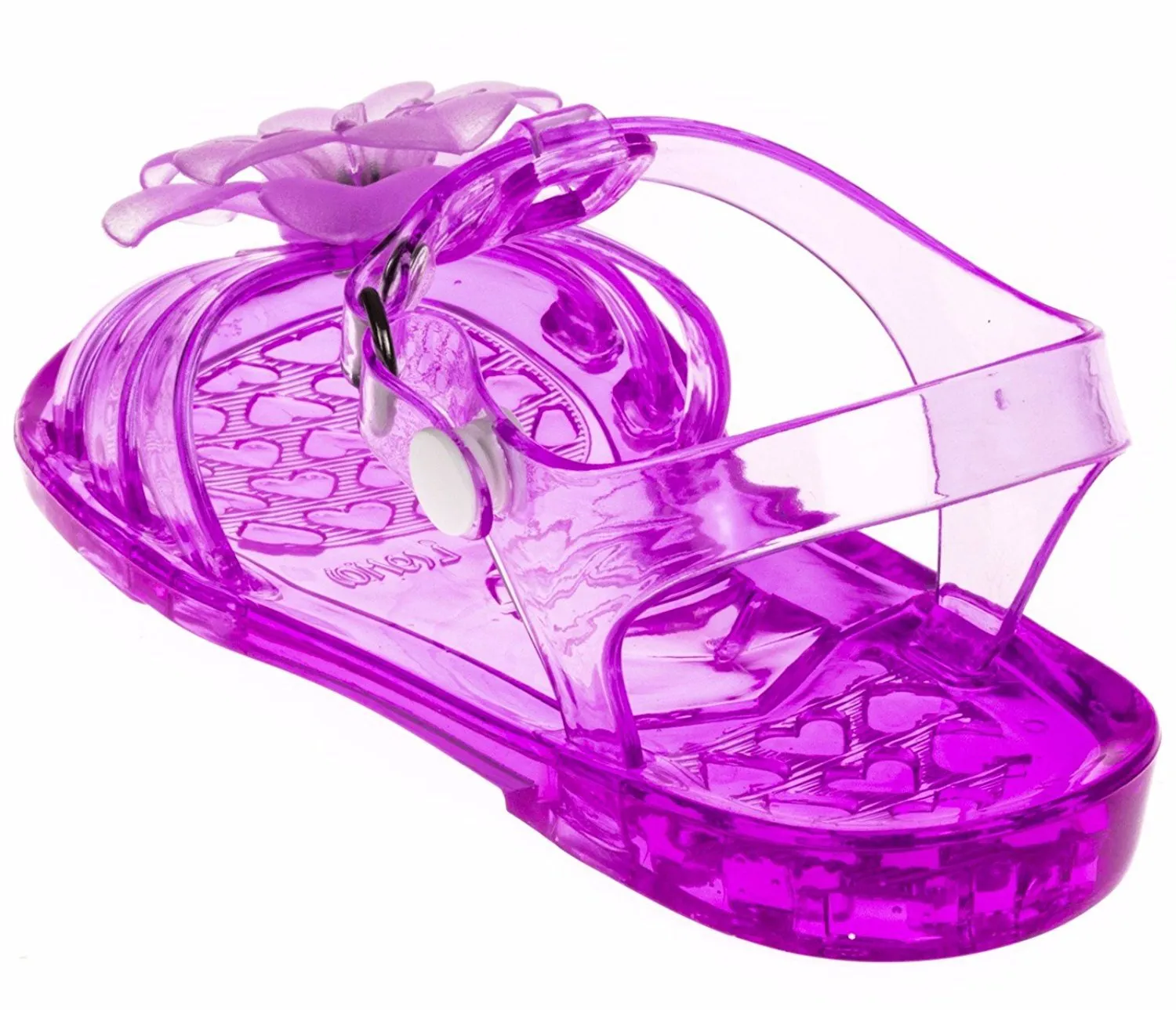 Chatties Toddler Girls Jelly Sandals - Purple, Size 9/10 (More Colors and Sizes Available)