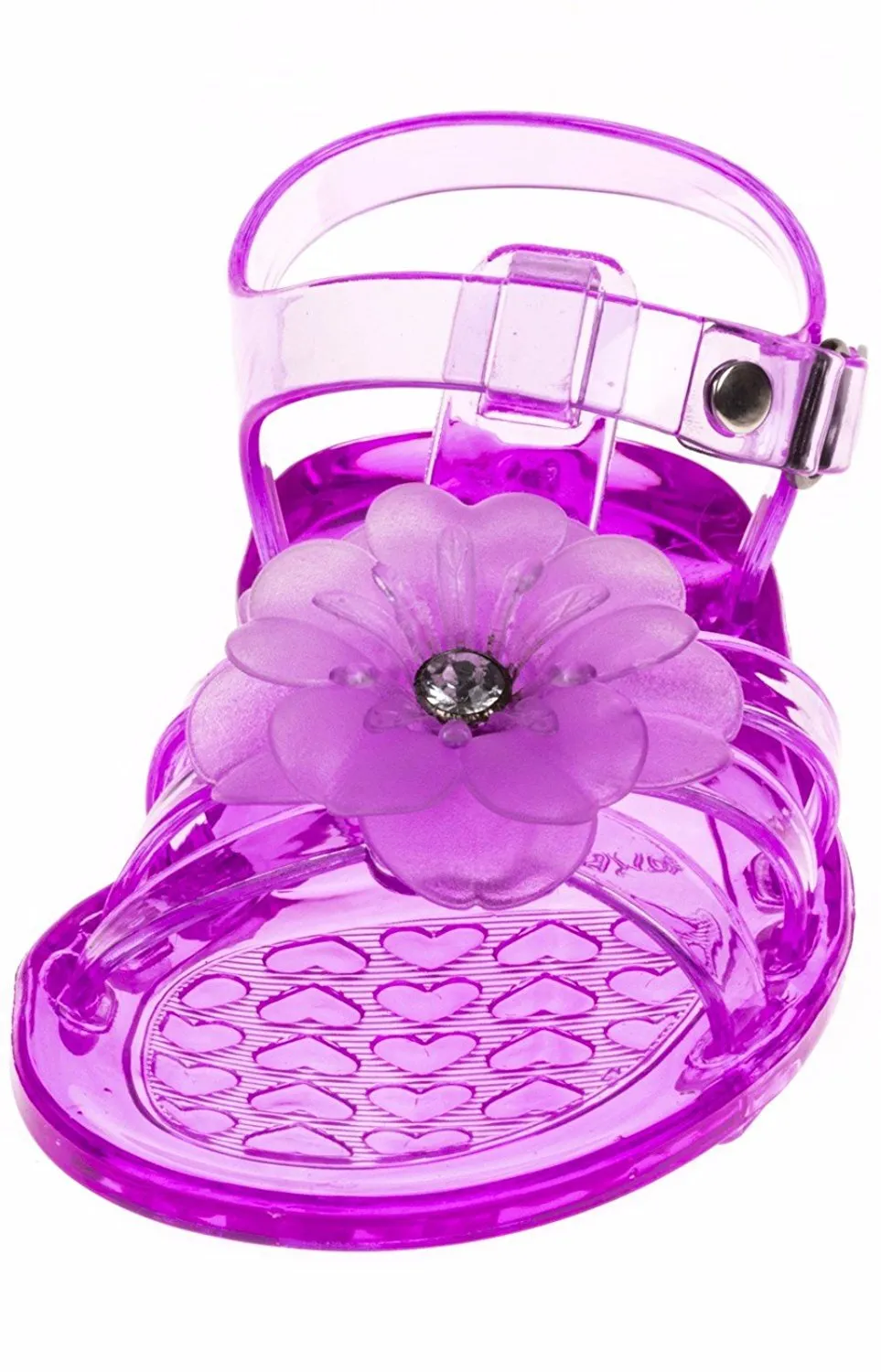 Chatties Toddler Girls Jelly Sandals - Purple, Size 9/10 (More Colors and Sizes Available)