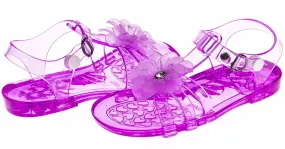 Chatties Toddler Girls Jelly Sandals - Purple, Size 9/10 (More Colors and Sizes Available)