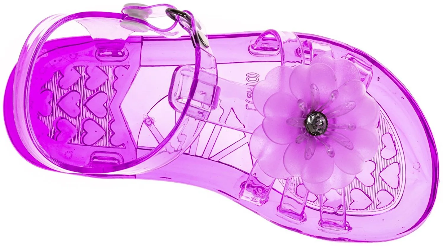Chatties Toddler Girls Jelly Sandals - Purple, Size 9/10 (More Colors and Sizes Available)