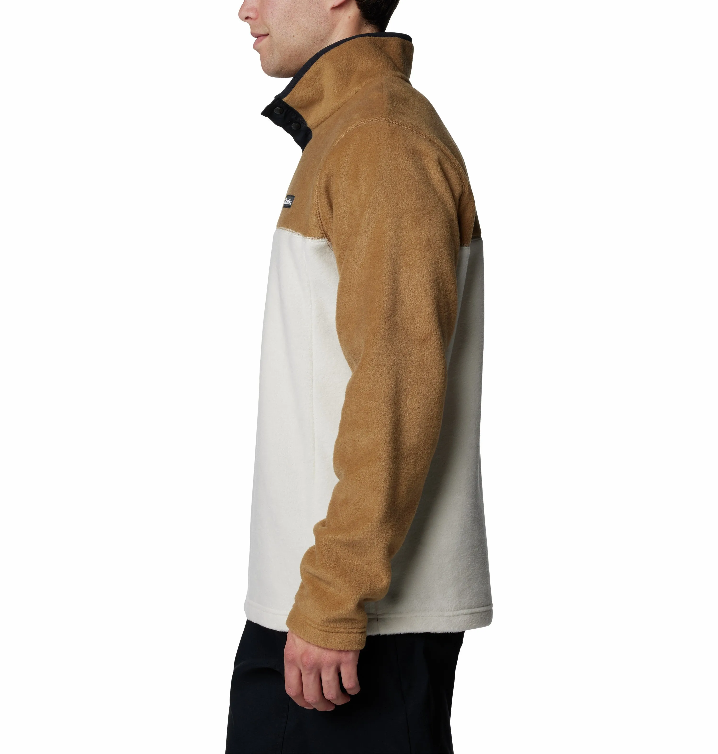 Columbia Men's Steens Mountain II Regular Fit Half Snap Fleece-STONE