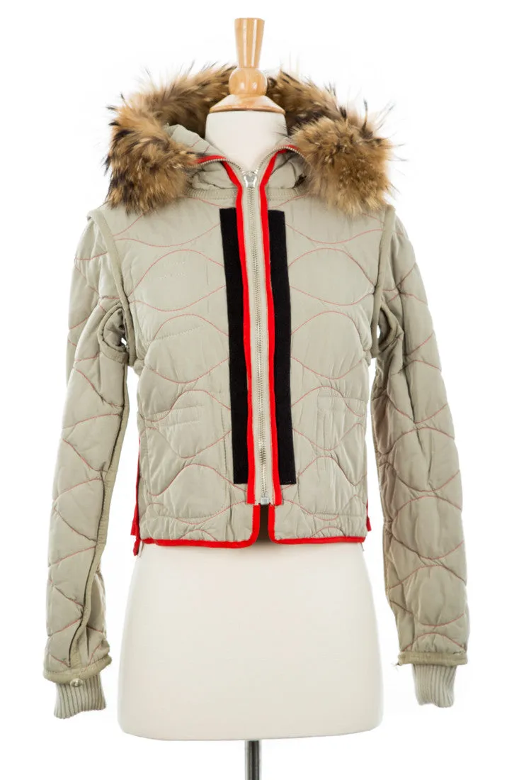 Corto Jacket With Fur Trim