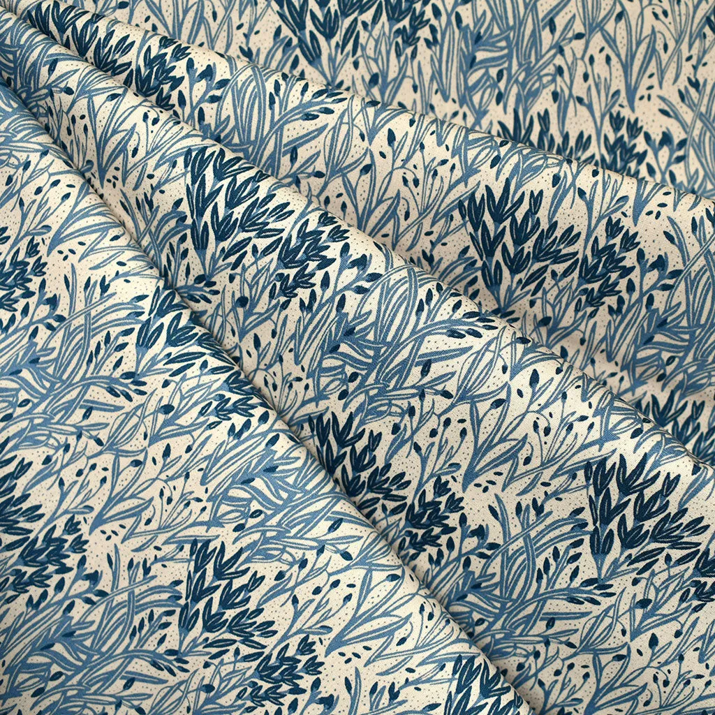 Coyote Hill Meadow Melody Premium Cotton Cream/Blue