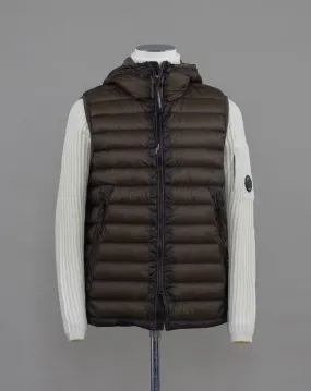 C.P. Company DD Shell Down Goggle Vest / Ivy Green