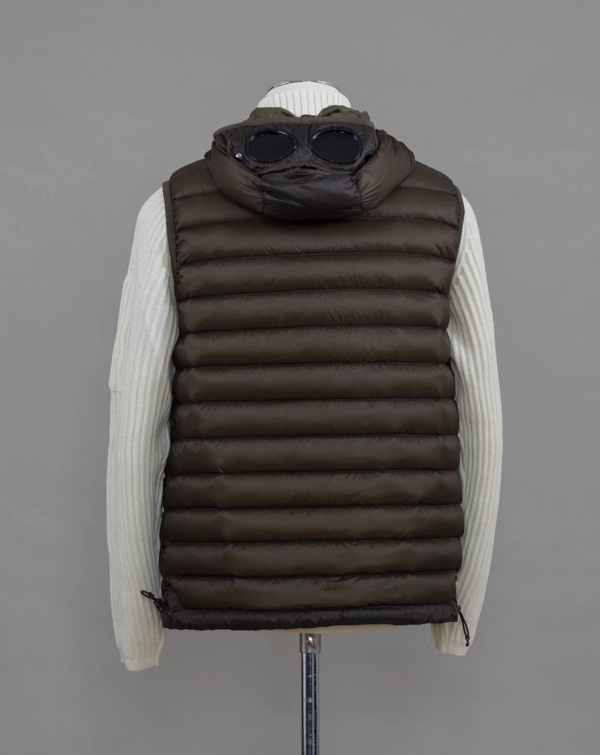C.P. Company DD Shell Down Goggle Vest / Ivy Green