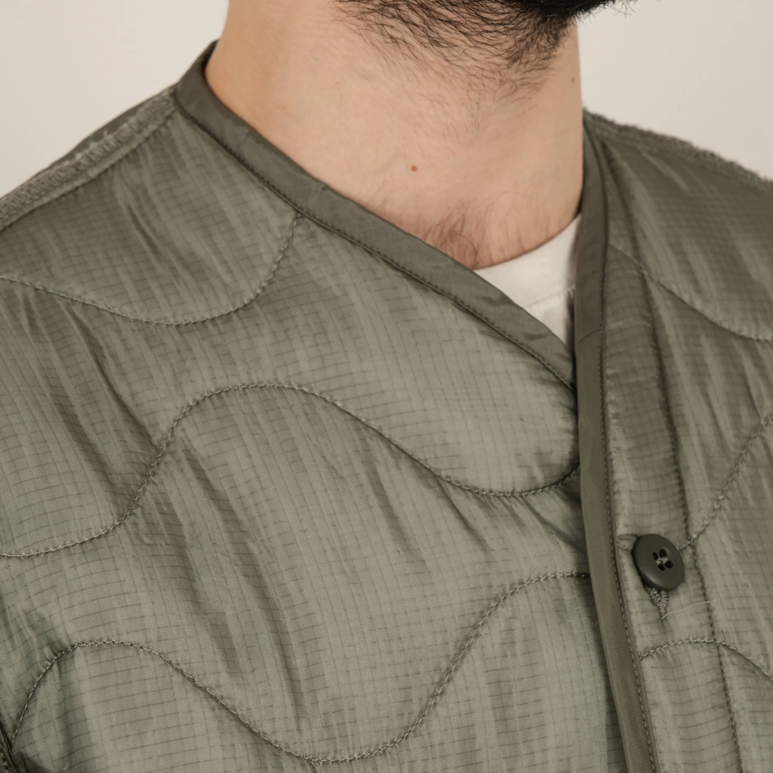 DEADSTOCK GREY DOWN LINER JACKET
