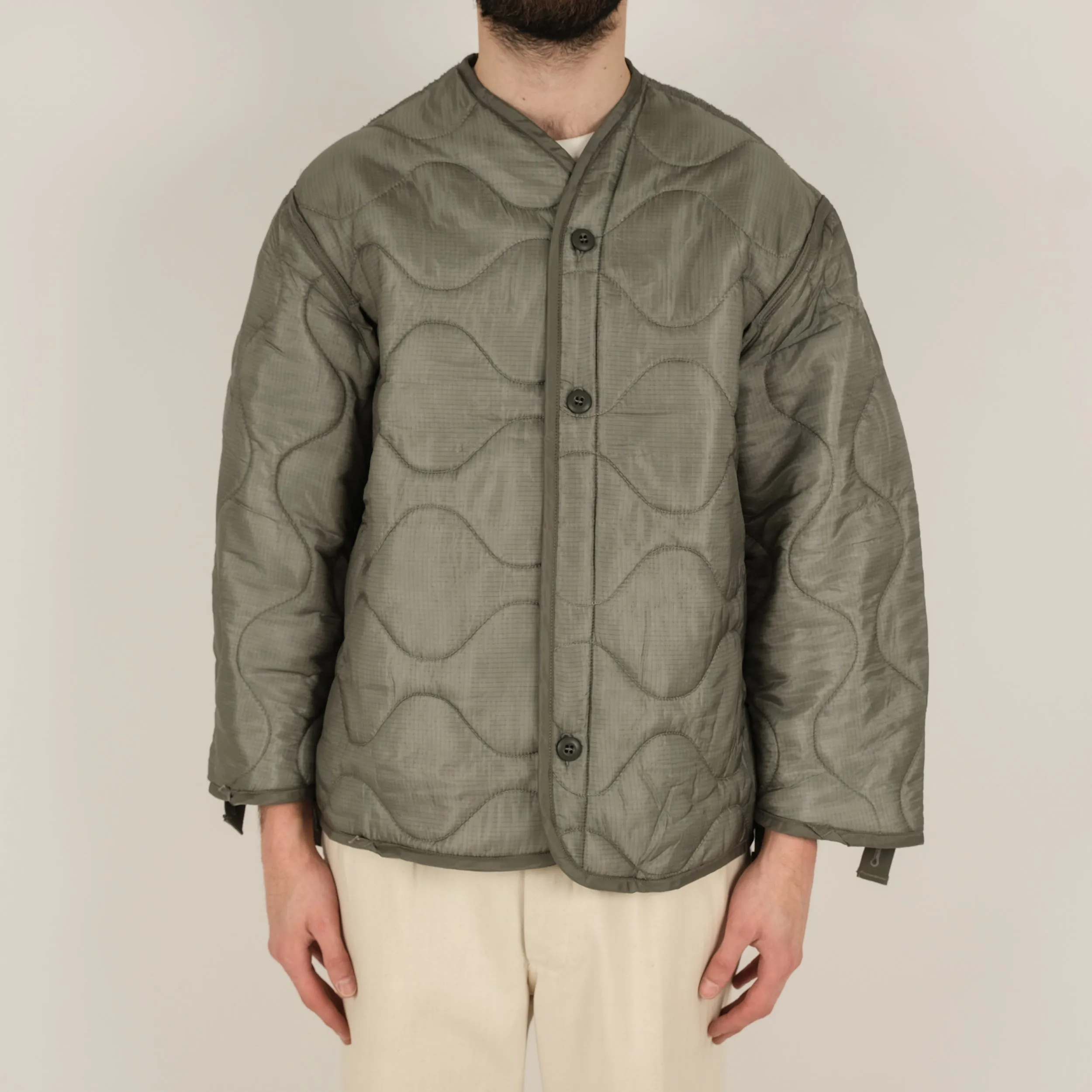 DEADSTOCK GREY DOWN LINER JACKET