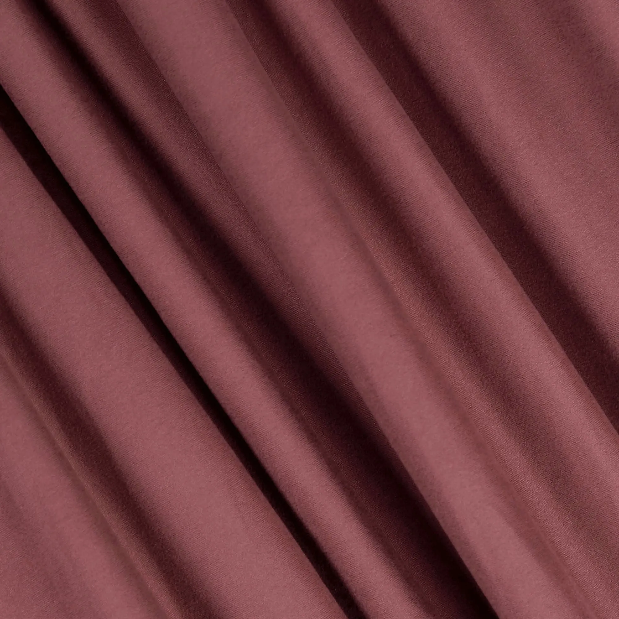 FabricLA DTY Double Brushed Polyester Spandex Knit Fabric | Mauve