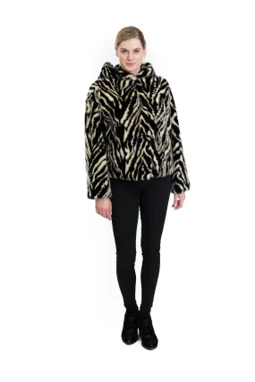 Faux Fur Bomber Jacket