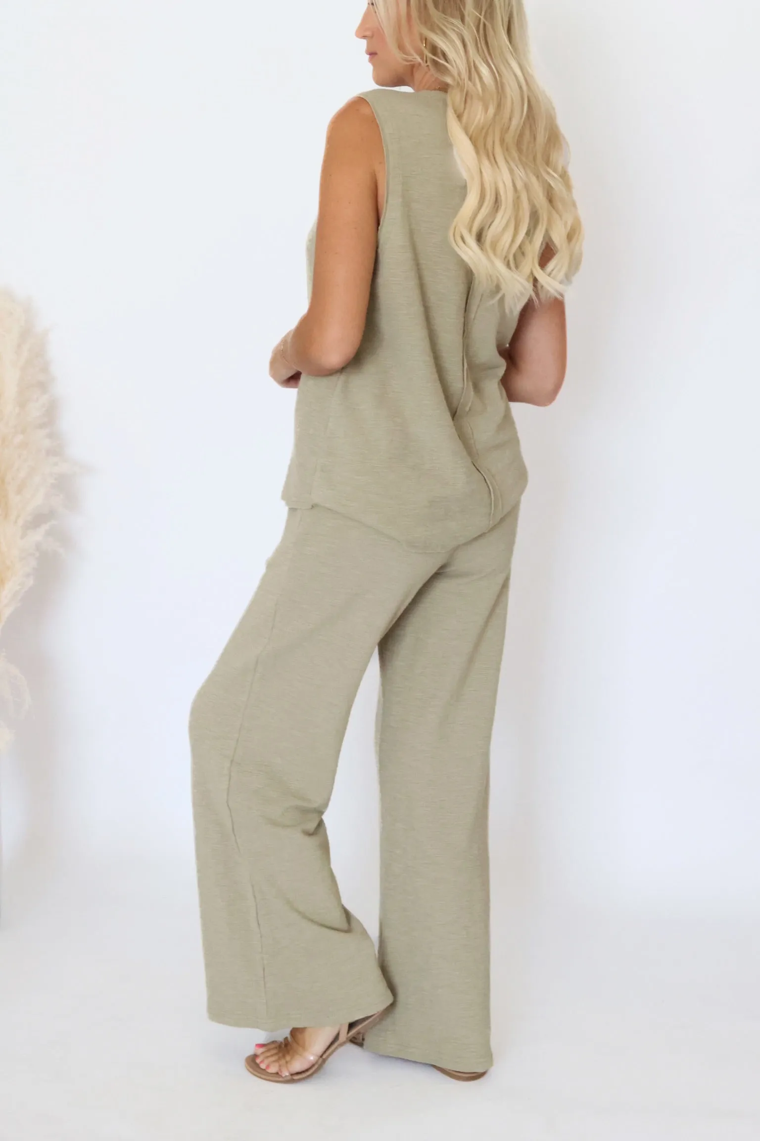 First Class Pants- Light Olive