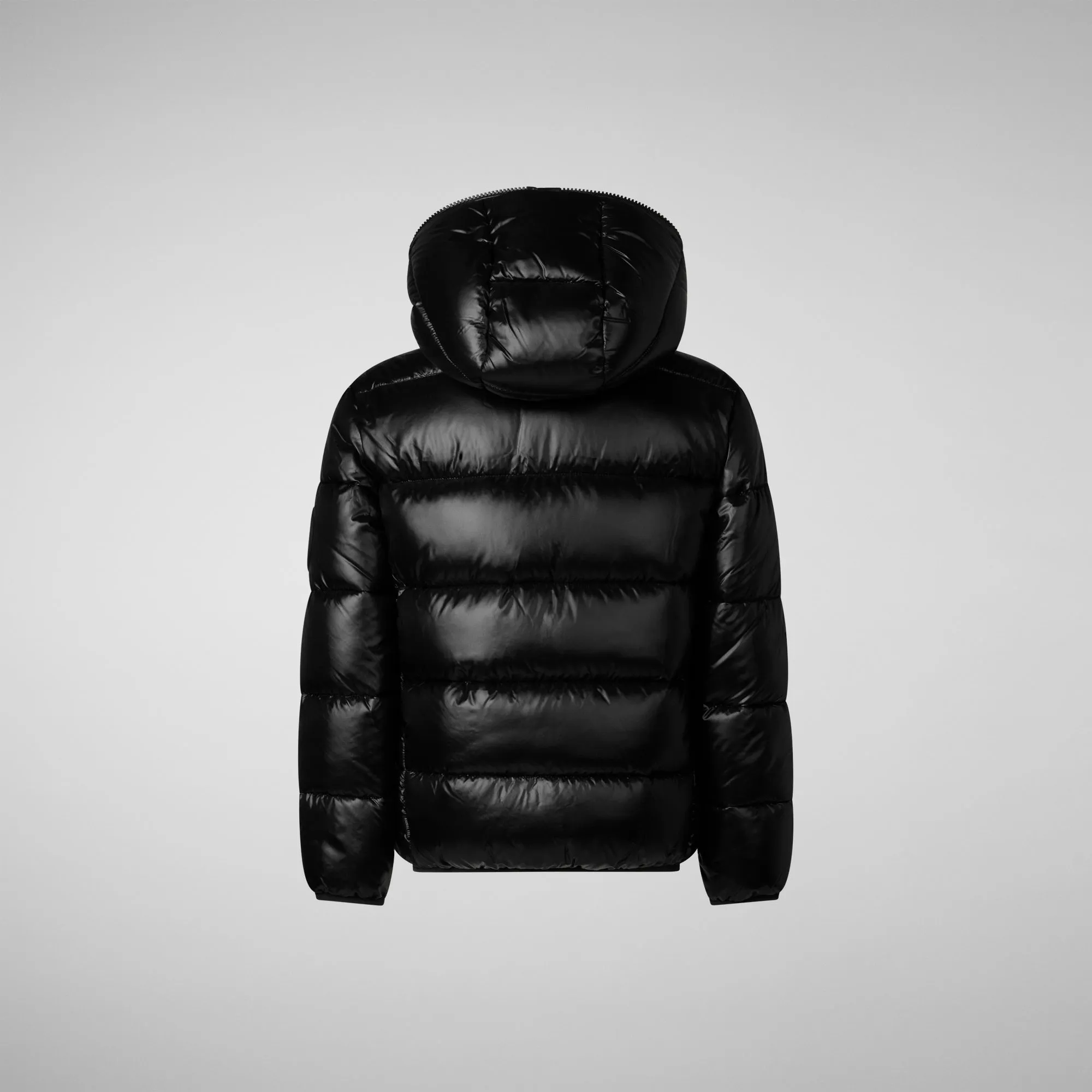 Girls' animal free puffer jacket Kate in black